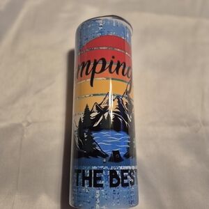 Colorful Camping Tumbler New Custom Made